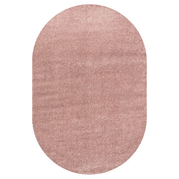 Haze Solid Low-pile Area Rug Pink